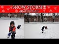 பனி பொழிவு Snow Storm (2019) | Tamil VLOG