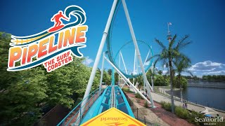 NEW 2023 Pipeline Roller Coaster Announced for SeaWorld Orlando: Full Animation & Announcement Video