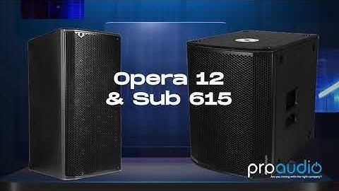 dB Technologies Opera 12 and Sub 615
