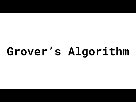 Grover&rsquo;s Algorithm