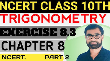 CHAPTER 08 | math class10th | exercise 8.3 part 2| full ncert solutions | Pythagorus theorem