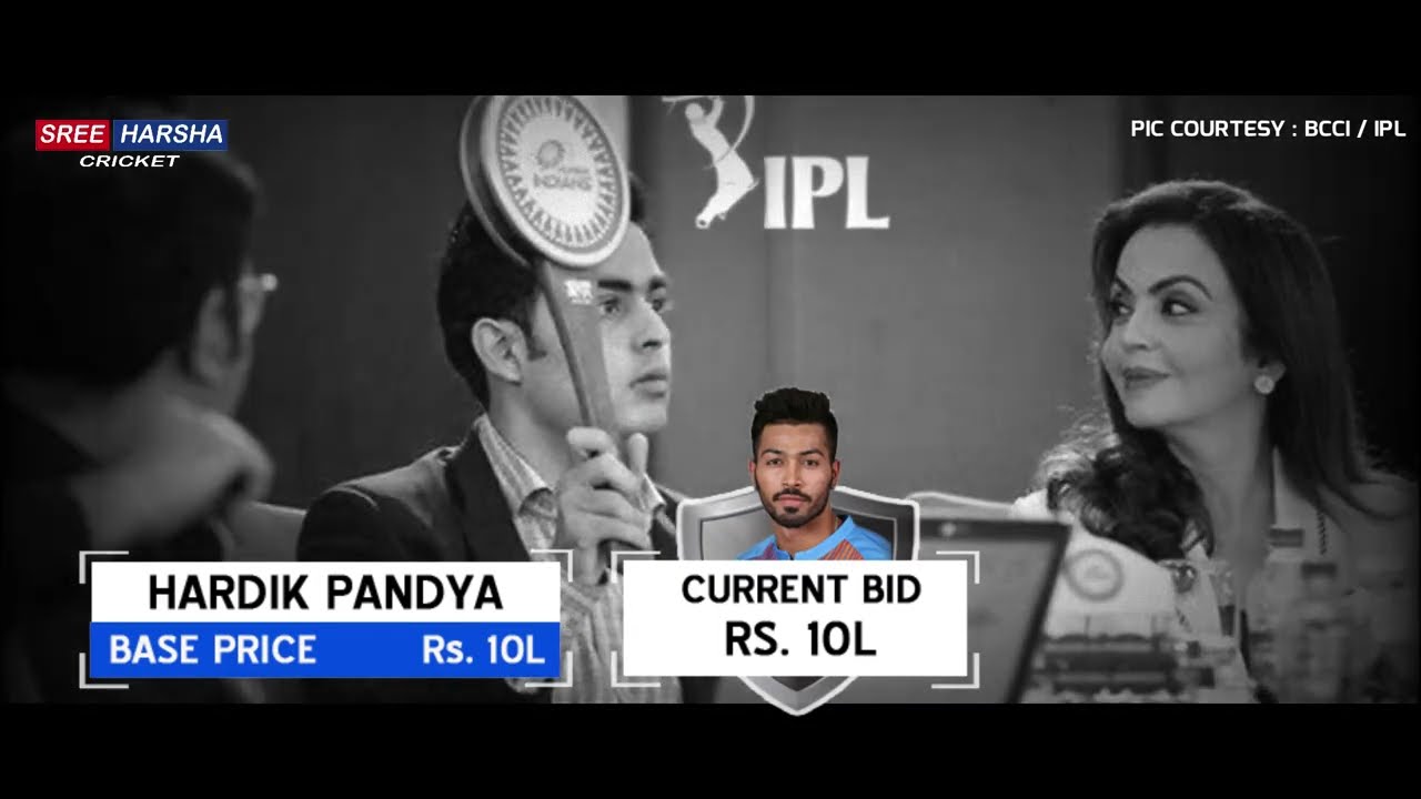 IPL 2024 Auction Live Ft Hardik Pandya  IPL Mega Auction 2022 Updates