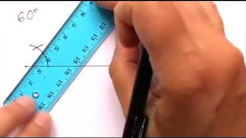 Constructing an Angle of 60 degrees