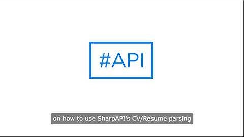 Tutorial: Resume/CV parsing on RapidAPI marketplace via SharpAPI engine
