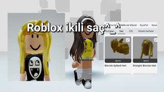 Robloxda ikili sac nasıl takılır hadi öğrenelim 🎀