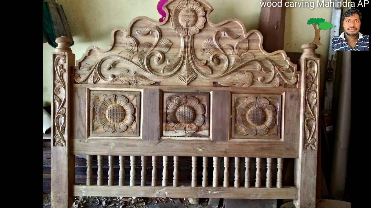 wood carving cot
