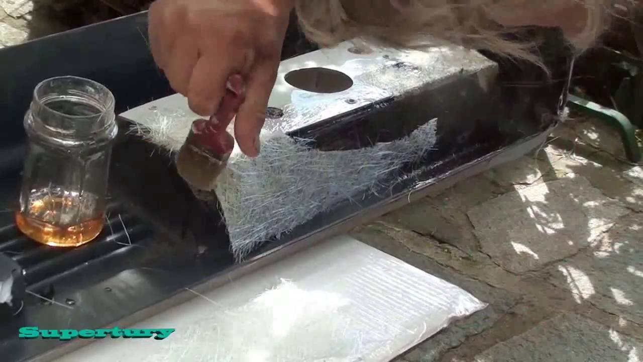 riparazione paraurti del camper