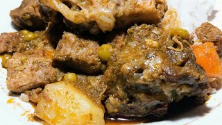 Seco de cordero, receta peruana.