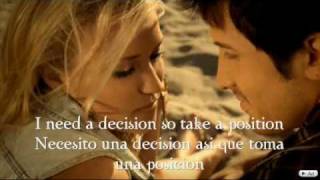 Emily Osment - Let's be friends (Lyrics on the screen - English/Spanish)