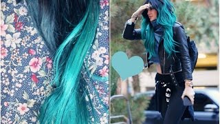 Cabello♡ TURQUESA ♡(extensiones + plática + DIY) - YouTube