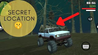 Secret location of monster truck in gta San Andreas ( no mod has been used)