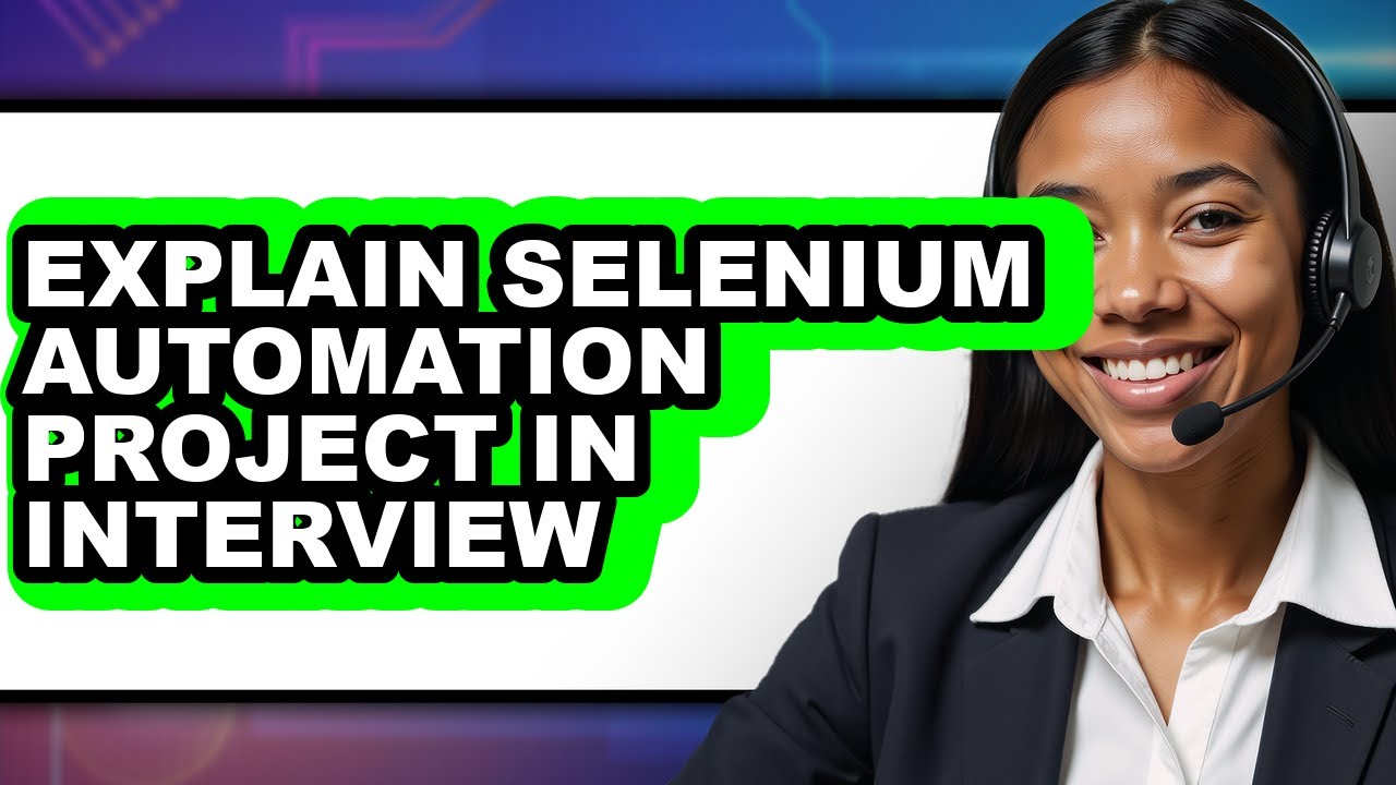 How to Explain Selenium Automation Project in Interview (Easy Method ...