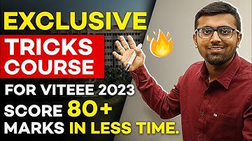 VITEEE 2023: Exclusive Tricks COURSE | Complete Details | Tukka Strategy | Mock Test #viteee2023