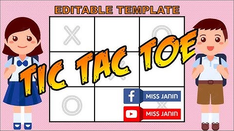 Tic-Tac-Toe Game in PowerPoint | Editable Template
