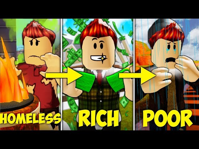 Homeless To Rich To Poor A Sad Roblox Movie Youtube - he pretended to be rich a sad roblox movie youtube