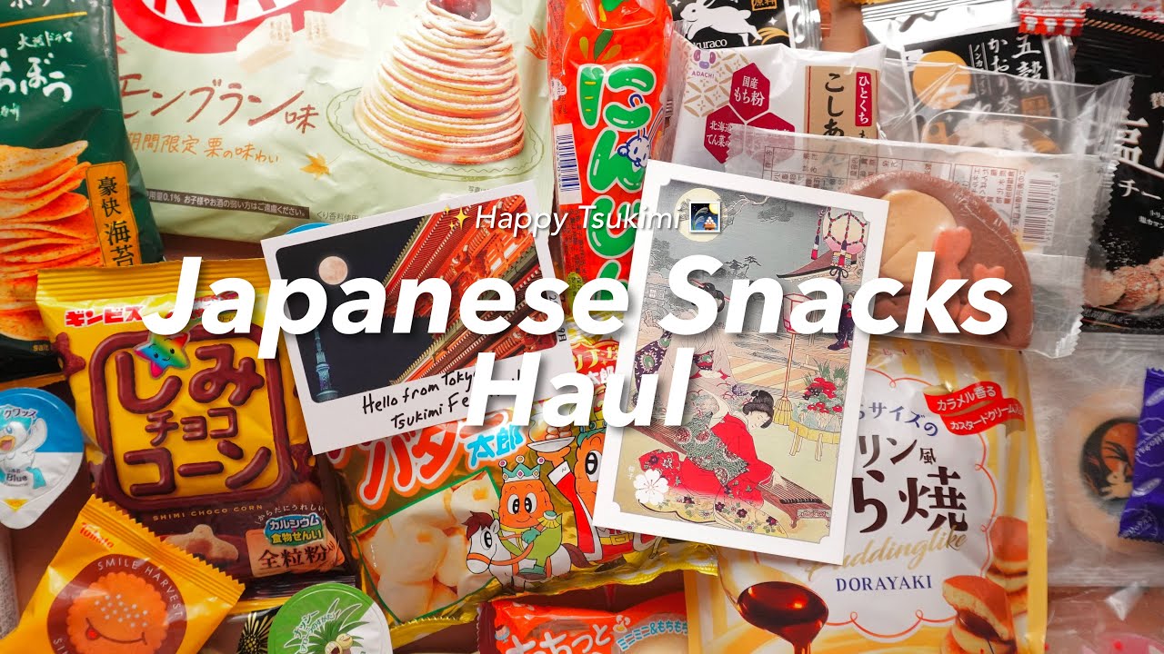 Japanese Snacks Haul ✨ trying out japanese snacks with tokyo