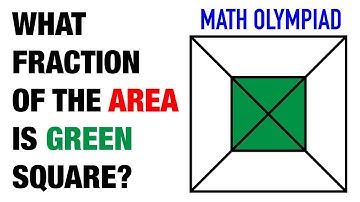 What fraction of the big square is the green square? | 5th Grade Math Olympiad