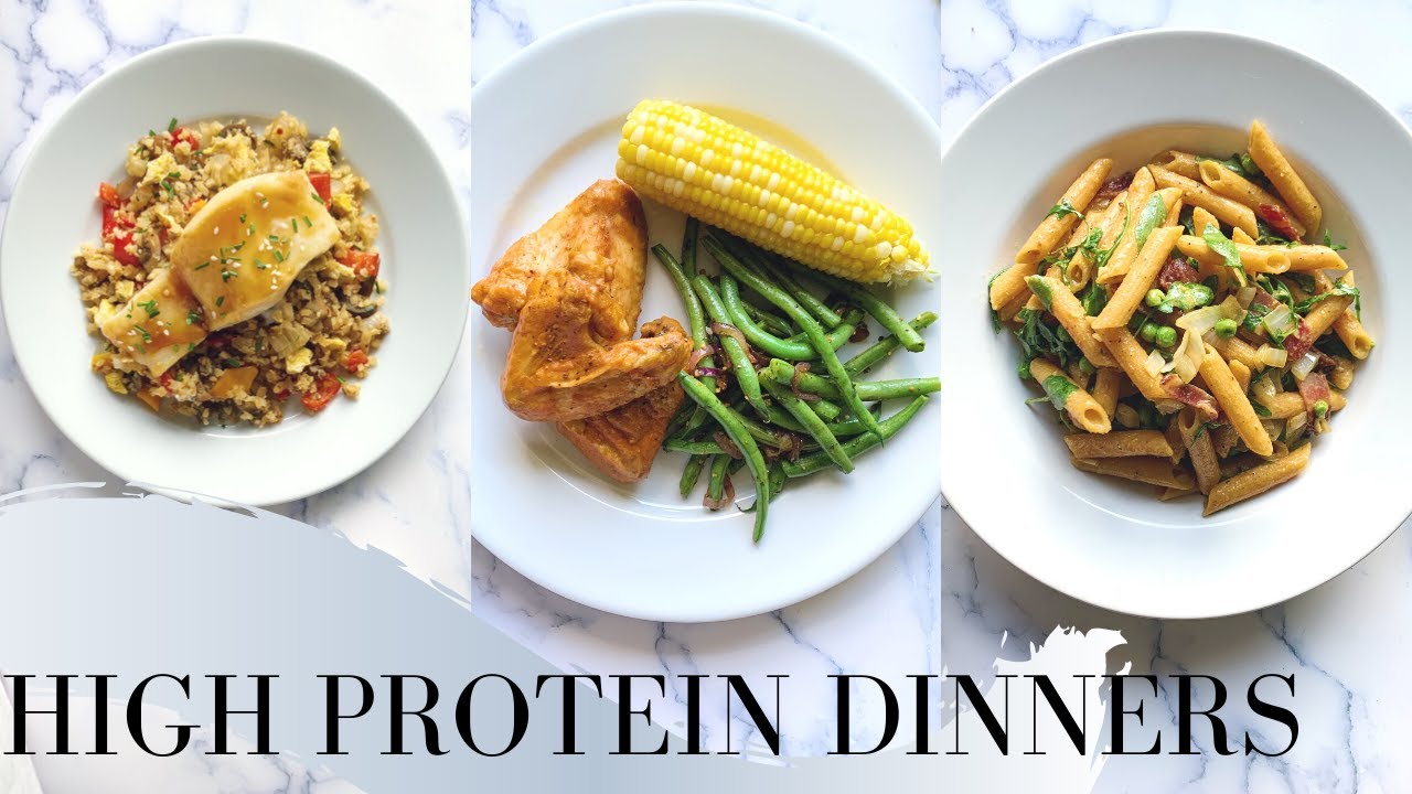 Healthy Dinner Ideas With High Protein Fiber Youtube