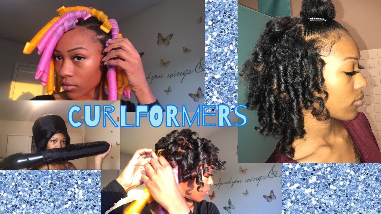 How to: Use Curlformers + trying the Softhood dryer | Jada Newman - YouTube
