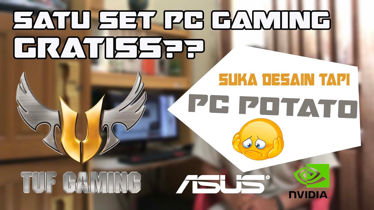Cerita suka desain dengan potato PC | MANTUF Gaming PC | 