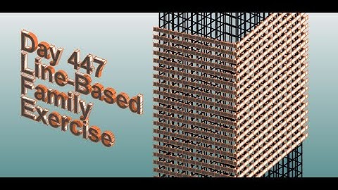 Everyday Revit (Day 447) - Line-Based Family Exercise