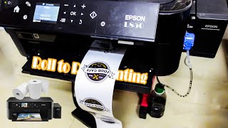 Roll to Roll Printing Vinyl Sticker Epson L850 or L1800 L1300 and more