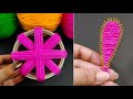 3 Super Easy Woolen Craft Ideas - Easy Craft Ideas using wool - DIY Crafts