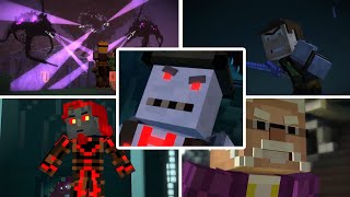 Minecraft Story Mode Season 1 & 2  All Final Bosses
