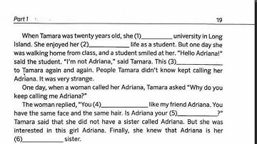 Multilevel reading part 1 exercise 18