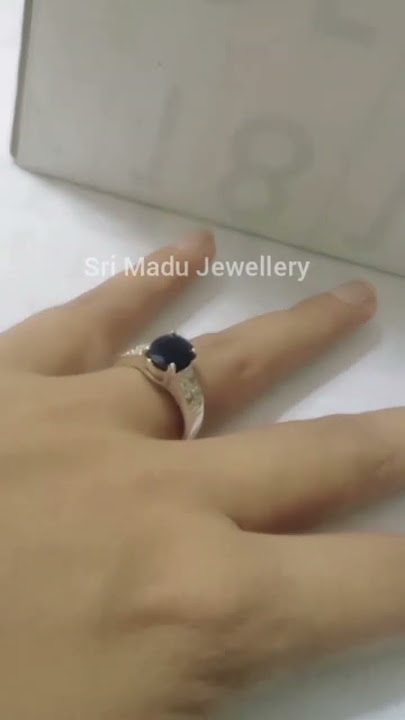 Blue sapphire ring