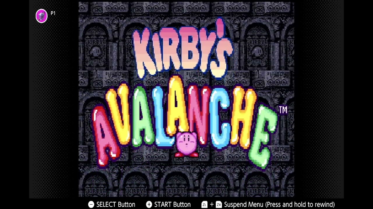 Kirby Avalanche - SNES Nintendo Switch Online - Full Playthrough