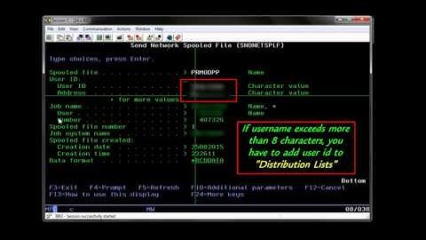 How to copy, send, spooled file in as400 (as400 tutorial for beginners) - HD