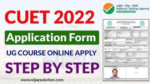 CUET Online Form 2022 Kaise Bhare | How to Fill CUCET 2022 Online Form | CUCET 2022 Application For