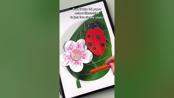 Procreate paper cutout effect drawing