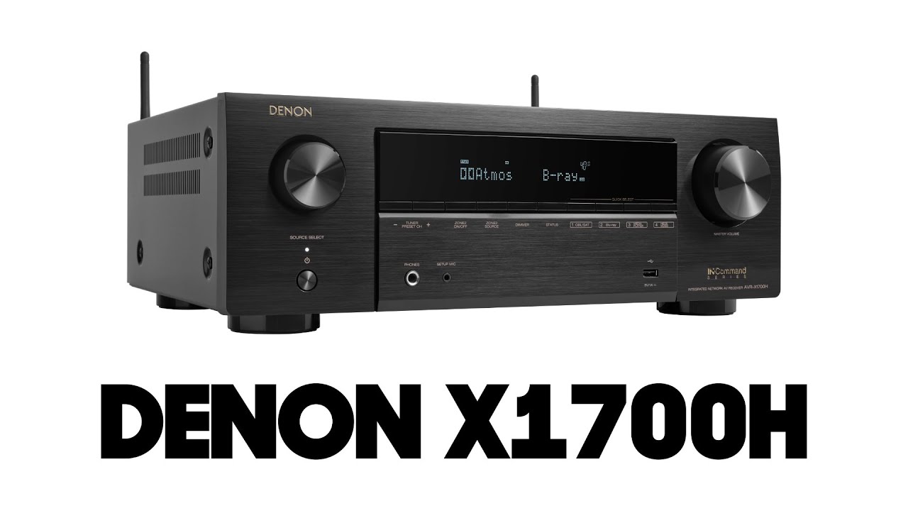 Denon – Level up to the AVR-X1700H 8K AV Receiver - YouTube