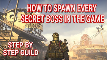 The Division 2 - How To Spawn Every SECRET Named Boss In The Game. Step by Step Guild