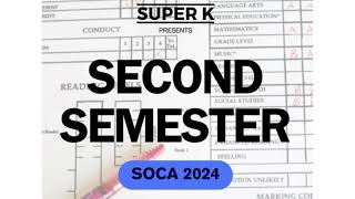 Soca 2024 2nd Semester BY SUPERK featuring Voice , Patrice Roberts, Skinny Fabulous, Ricardo Drue.