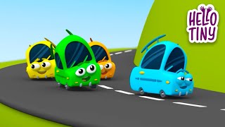 Five Little Cars Vehicle Song For Kids Hello Tiny Nursery Rhymes Animaj Kids