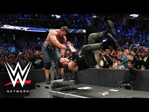 John Cena puts Baron Corbin through a table: WWE Network Exclusive, Aug. 1, 2017