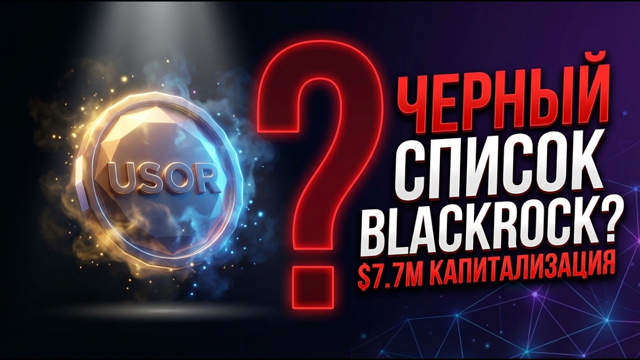 BlackRock покупает неизвестную монету за $7.7М. Я узнал что это | USOR