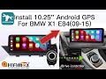 Installation bmw x1 e84 android gps navigation  bmw x1 e84 android screen apple carplay retrofit