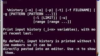 Additional features of IPython - Hindi