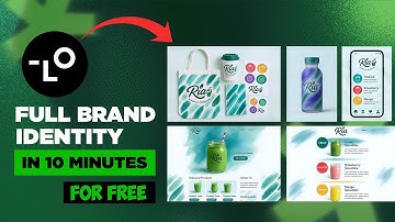 I asked Ai to design a full brand identity and results are crazy | Lovart AI tutorial.