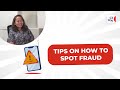 Tips on how to spot fraud 🤔