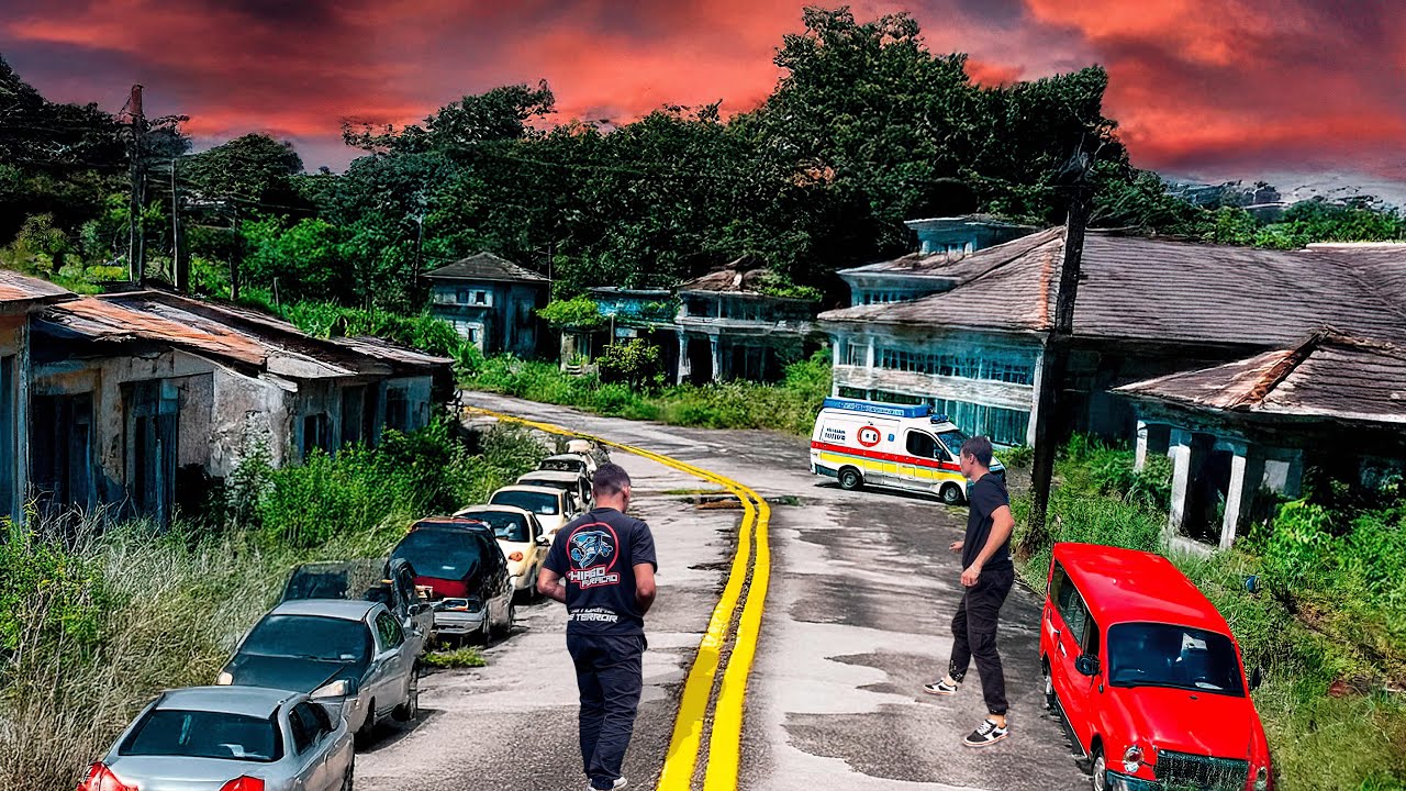 CIDADE FANTASMA ESTÁ TUDO COMPLETAMENTE ABANDONADO