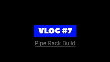 VLOG#7 pipe-rack build #diy #kencoworx #fabrication #follow #viralvideo #welding #pipe #rack #build