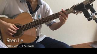 Minuet In G - Sten Le - J. S. Bach (solo acoustic guitar cover)