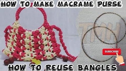 Macrame Bag|Macrame Purse| How To Make Macrame Bag