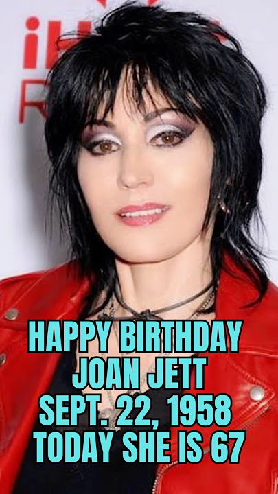 🎸 Happy 67th Birthday Joan Jett! Born on this day September 22, 1958 🤘