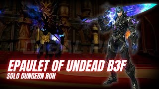 🔥 INSANE WARRIOR SOLO! Epaulet of the Dead B3F Run | CABAL SEA Infinite Combo Guide 2025